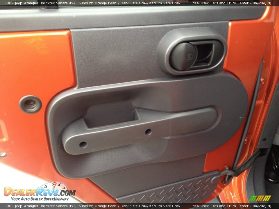 2009 Jeep Wrangler Unlimited Sahara 4x4 Sunburst Orange Pearl / Dark Slate Gray/Medium Slate Gray Photo #20