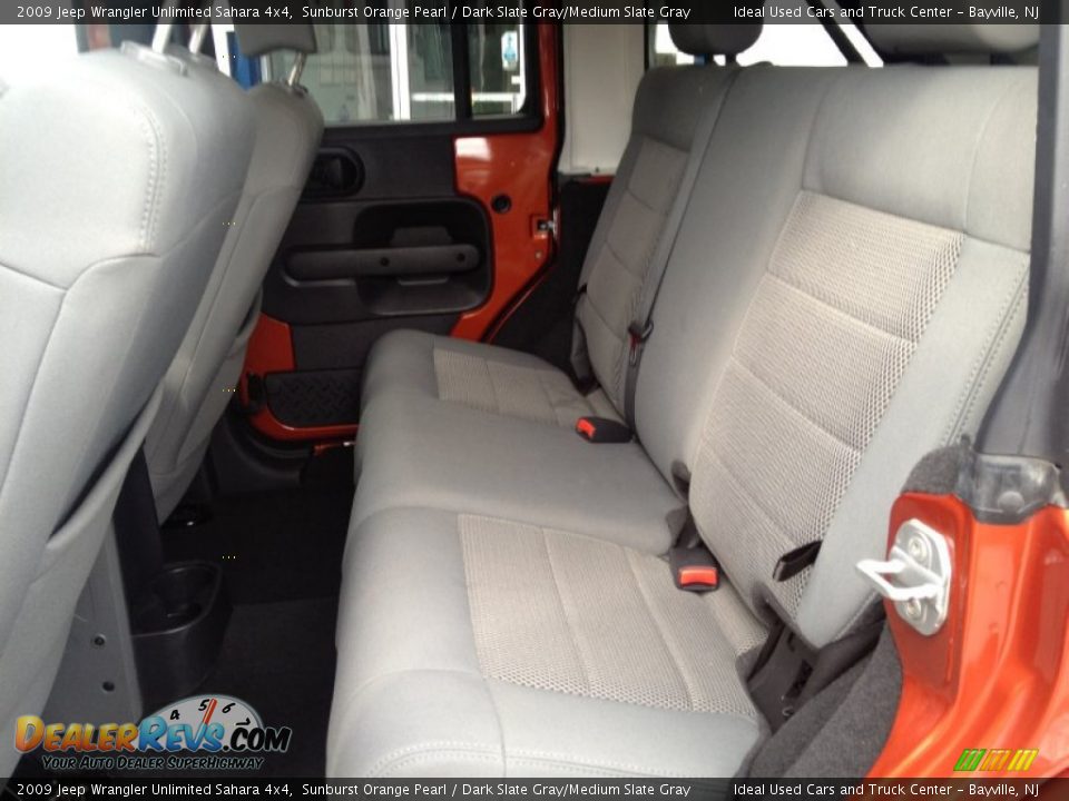 2009 Jeep Wrangler Unlimited Sahara 4x4 Sunburst Orange Pearl / Dark Slate Gray/Medium Slate Gray Photo #21
