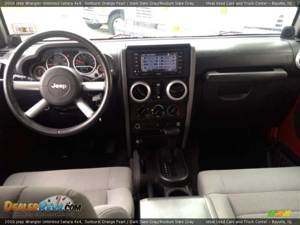 2009 Jeep Wrangler Unlimited Sahara 4x4 Sunburst Orange Pearl / Dark Slate Gray/Medium Slate Gray Photo #22