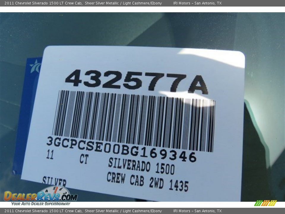 2011 Chevrolet Silverado 1500 LT Crew Cab Sheer Silver Metallic / Light Cashmere/Ebony Photo #18