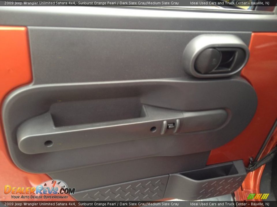 2009 Jeep Wrangler Unlimited Sahara 4x4 Sunburst Orange Pearl / Dark Slate Gray/Medium Slate Gray Photo #24