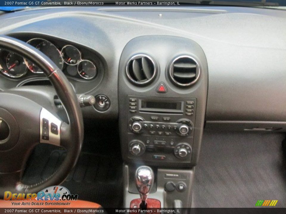 2007 Pontiac G6 GT Convertible Black / Ebony/Morocco Photo #24
