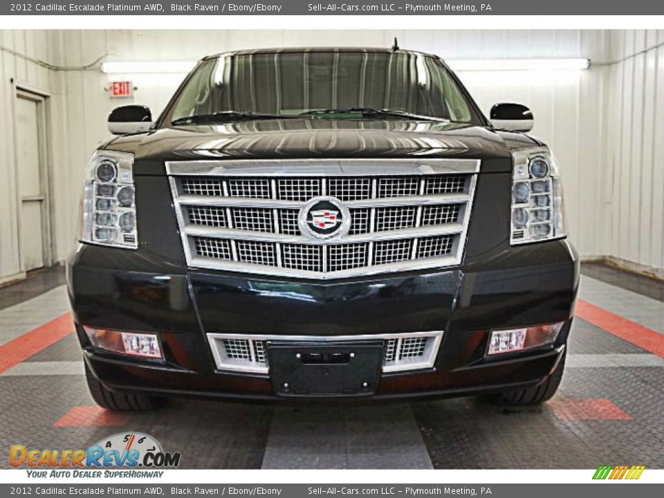 2012 Cadillac Escalade Platinum AWD Black Raven / Ebony/Ebony Photo #3