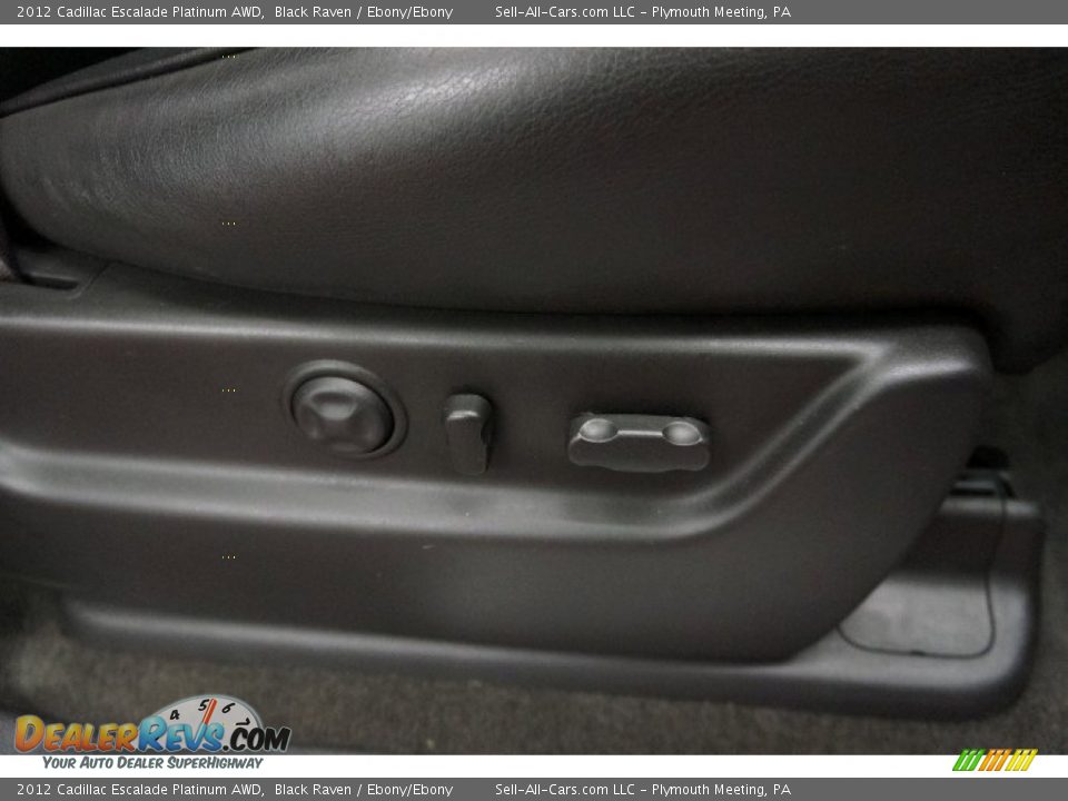 2012 Cadillac Escalade Platinum AWD Black Raven / Ebony/Ebony Photo #29
