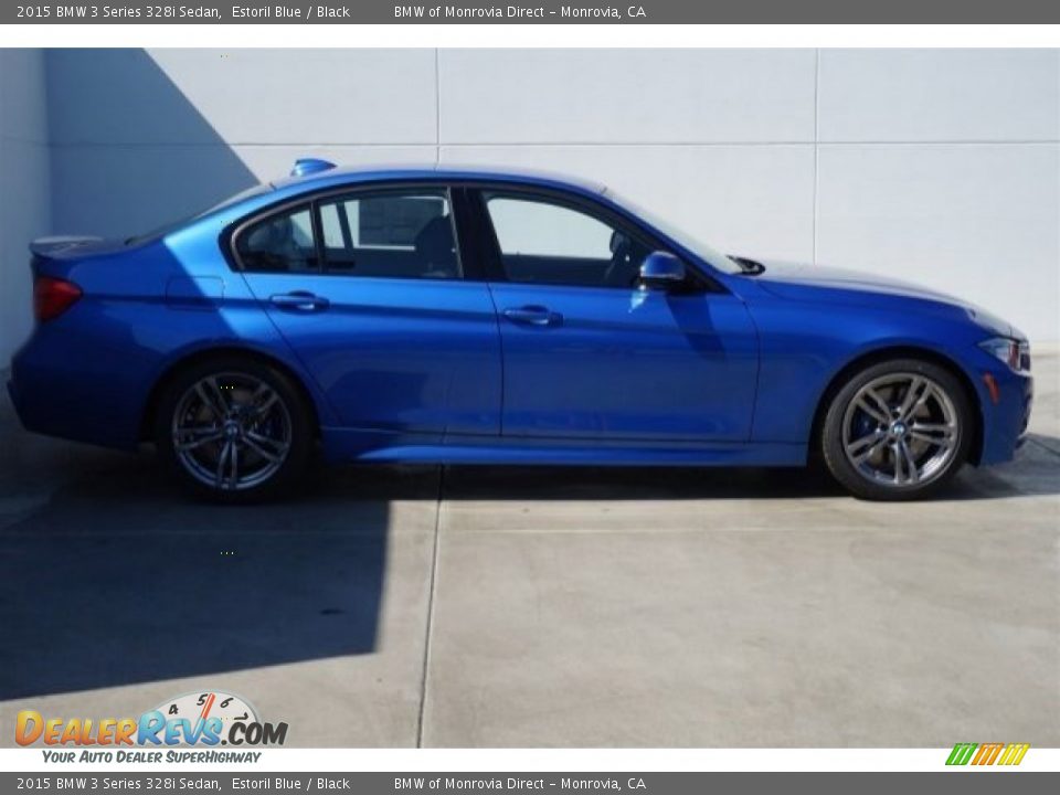 2015 BMW 3 Series 328i Sedan Estoril Blue / Black Photo #2