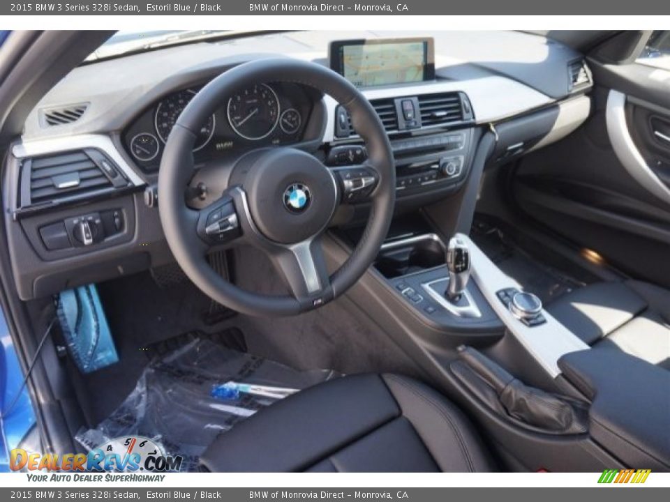 2015 BMW 3 Series 328i Sedan Estoril Blue / Black Photo #7