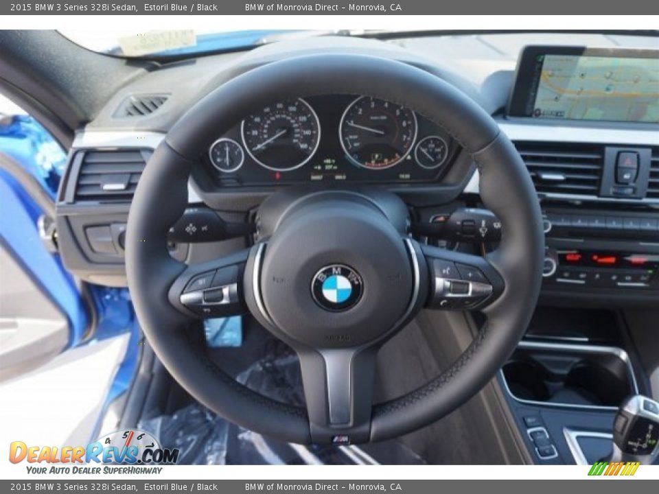 2015 BMW 3 Series 328i Sedan Estoril Blue / Black Photo #9