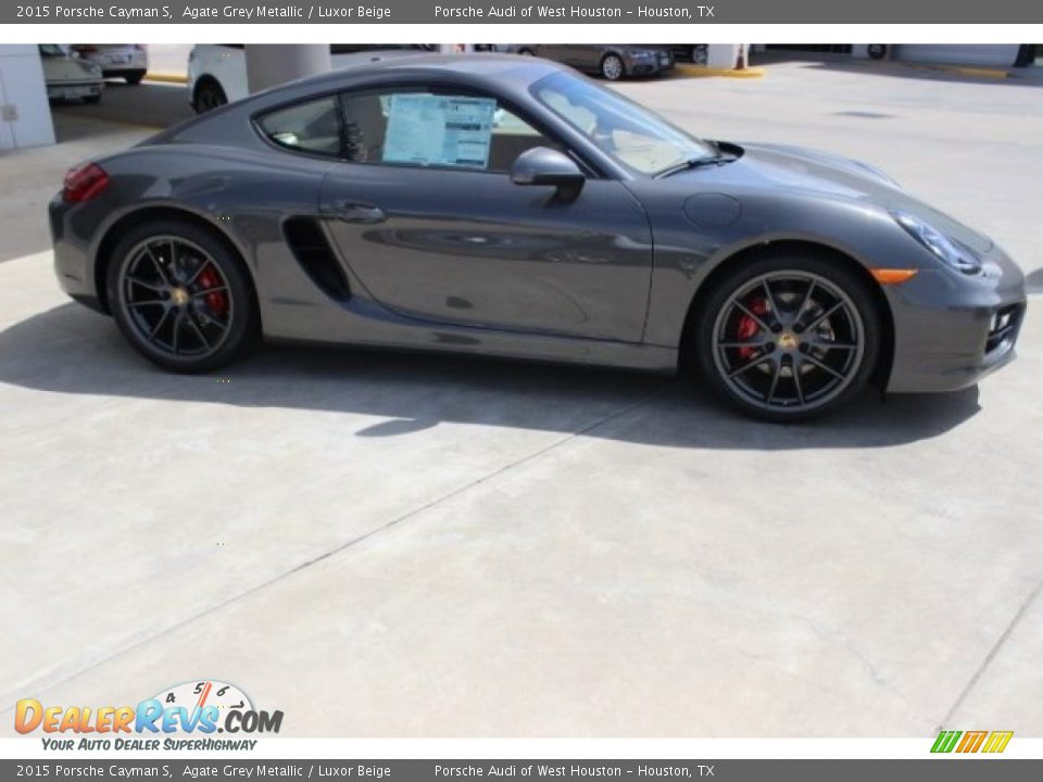 Agate Grey Metallic 2015 Porsche Cayman S Photo #8