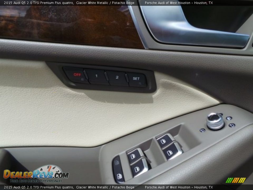 2015 Audi Q5 2.0 TFSI Premium Plus quattro Glacier White Metallic / Pistachio Beige Photo #11
