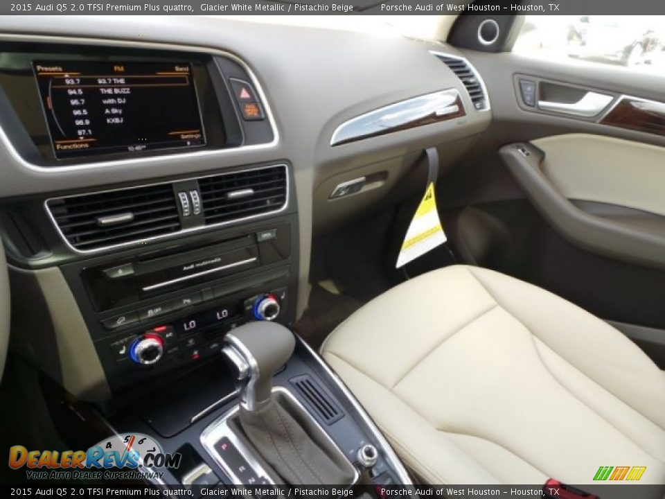 2015 Audi Q5 2.0 TFSI Premium Plus quattro Glacier White Metallic / Pistachio Beige Photo #15