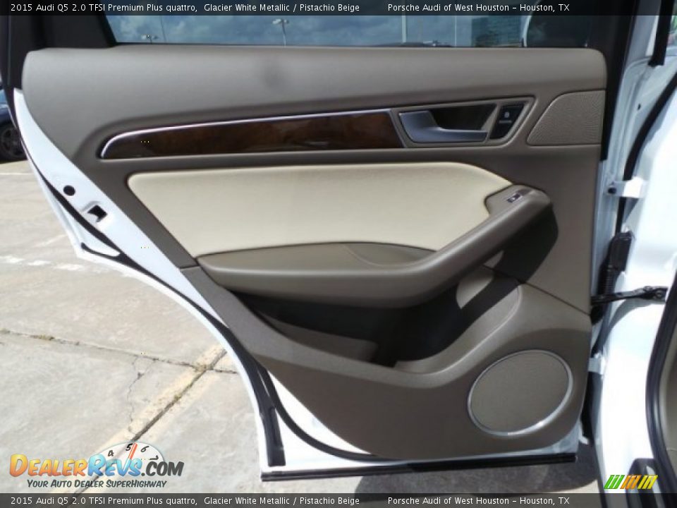 2015 Audi Q5 2.0 TFSI Premium Plus quattro Glacier White Metallic / Pistachio Beige Photo #28