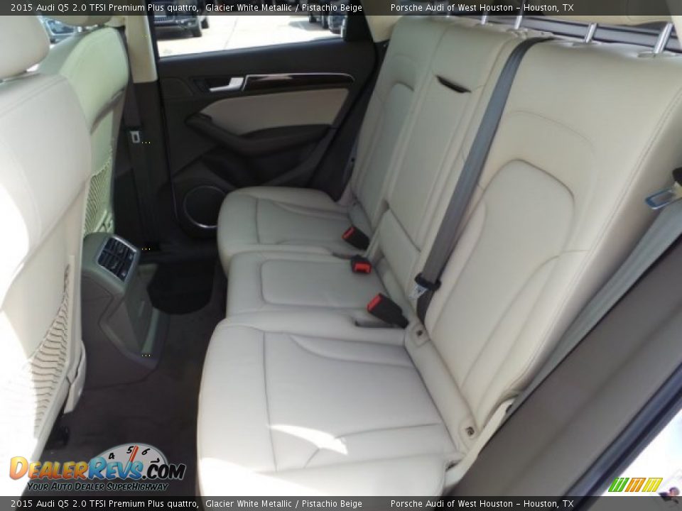 2015 Audi Q5 2.0 TFSI Premium Plus quattro Glacier White Metallic / Pistachio Beige Photo #30