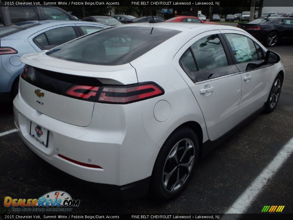 2015 Chevrolet Volt Summit White / Pebble Beige/Dark Accents Photo #2