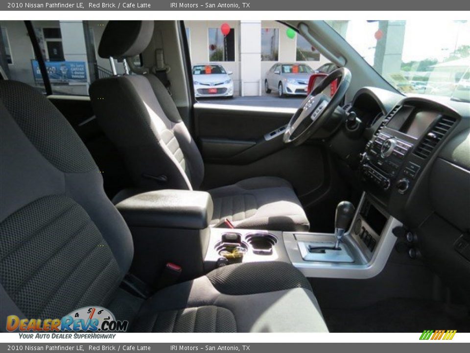 2010 Nissan Pathfinder LE Red Brick / Cafe Latte Photo #13