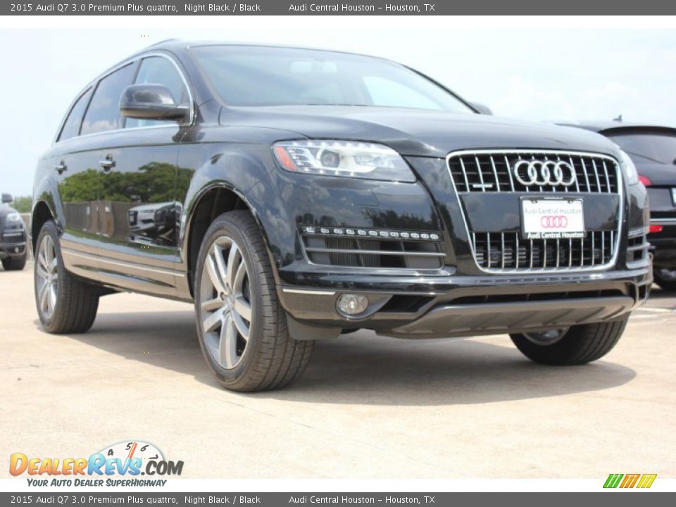 2015 Audi Q7 3.0 Premium Plus quattro Night Black / Black Photo #1