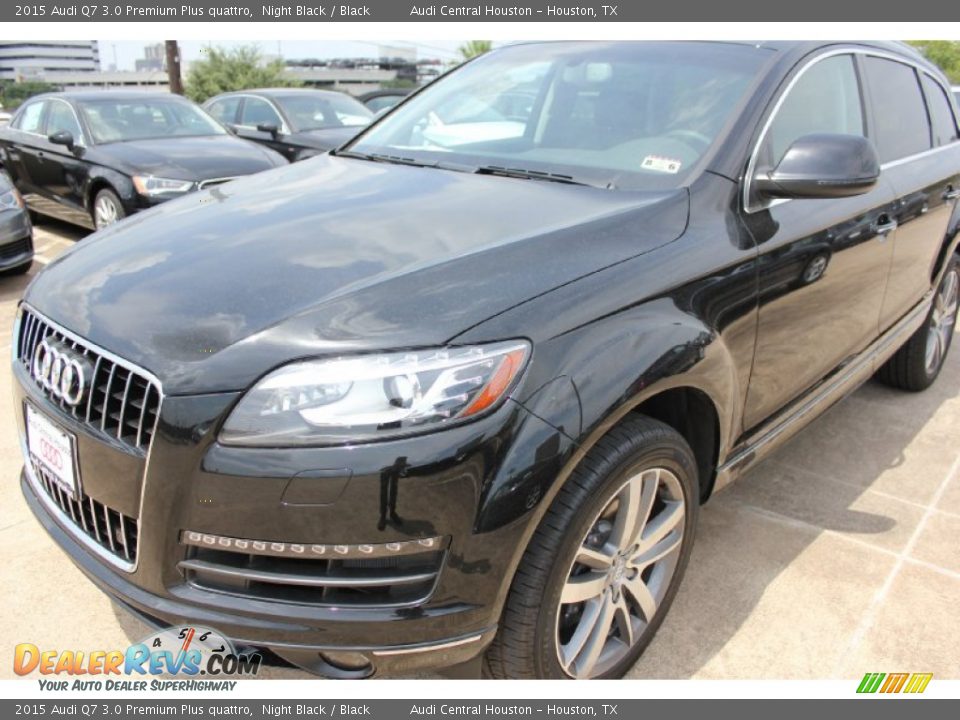 2015 Audi Q7 3.0 Premium Plus quattro Night Black / Black Photo #3