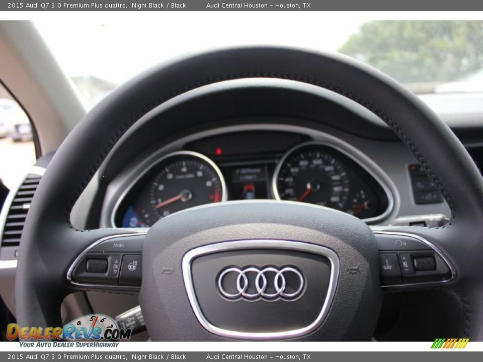 2015 Audi Q7 3.0 Premium Plus quattro Night Black / Black Photo #22