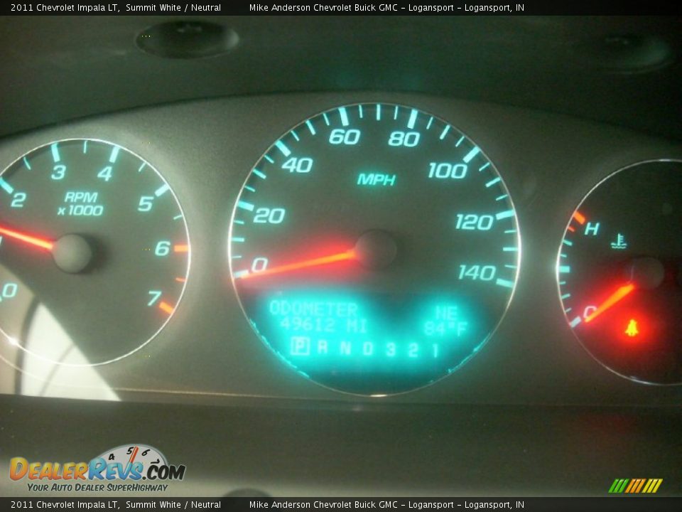 2011 Chevrolet Impala LT Summit White / Neutral Photo #10