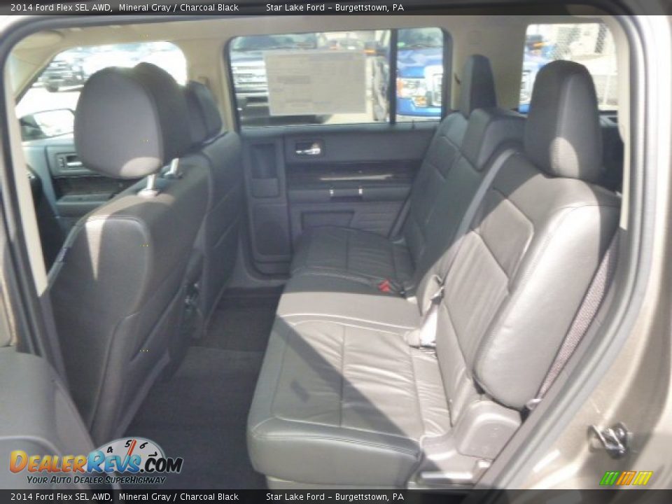2014 Ford Flex SEL AWD Mineral Gray / Charcoal Black Photo #11