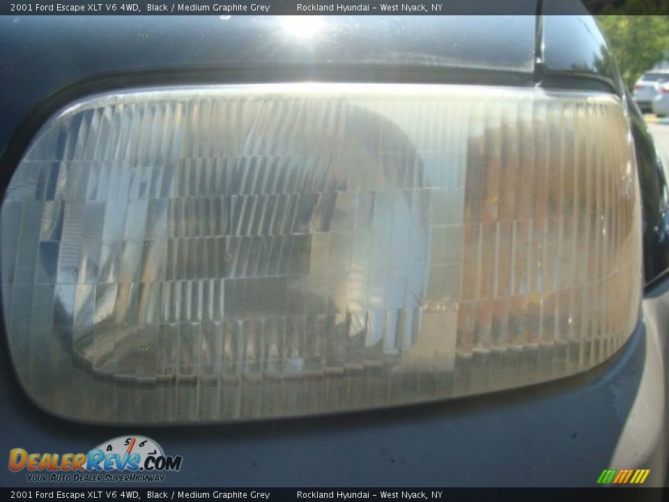 2001 Ford Escape XLT V6 4WD Black / Medium Graphite Grey Photo #30
