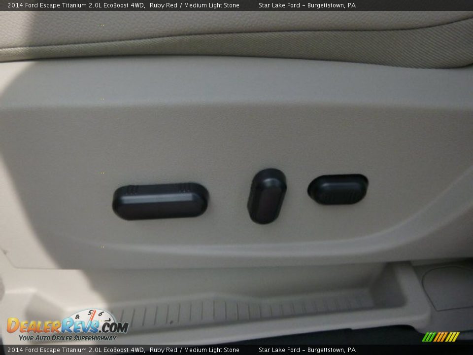 2014 Ford Escape Titanium 2.0L EcoBoost 4WD Ruby Red / Medium Light Stone Photo #13