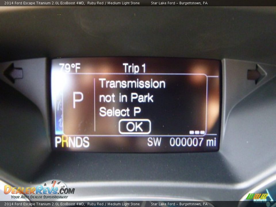 2014 Ford Escape Titanium 2.0L EcoBoost 4WD Ruby Red / Medium Light Stone Photo #19