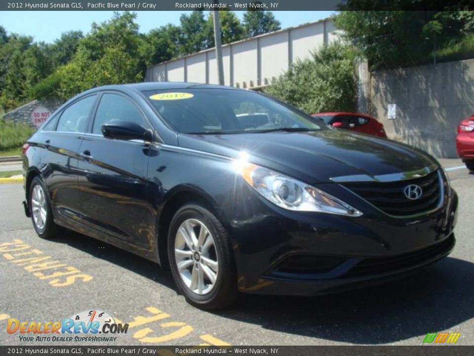 2012 Hyundai Sonata GLS Pacific Blue Pearl / Gray Photo #3
