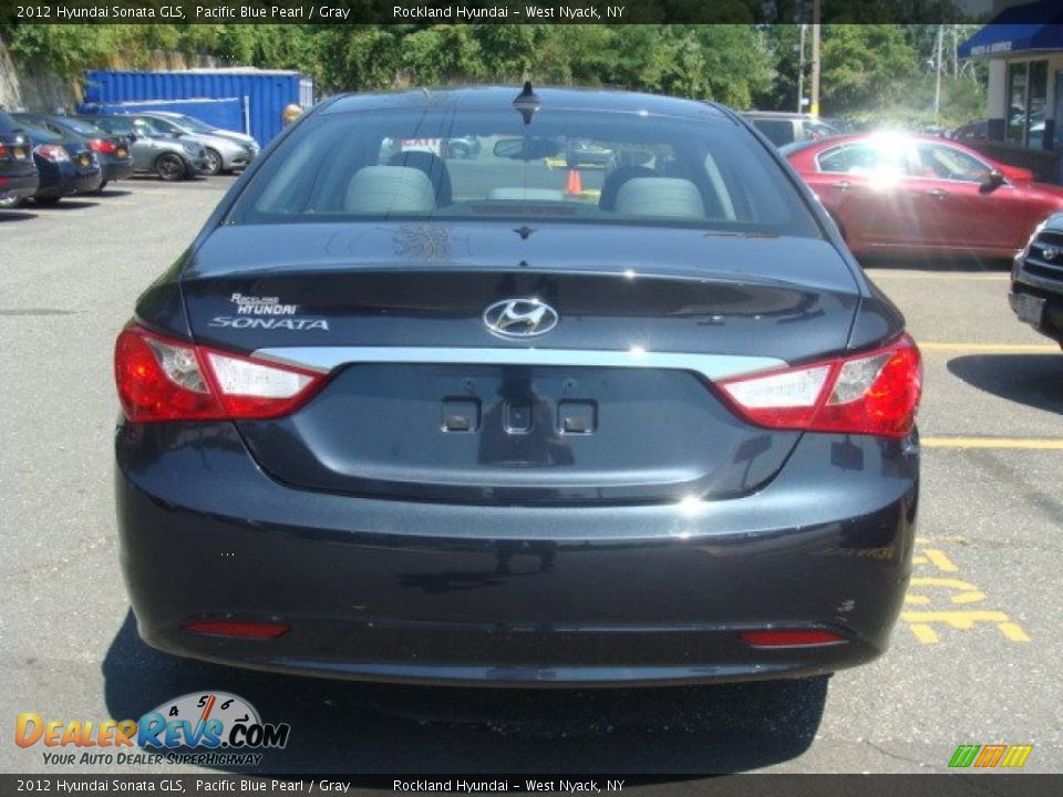 2012 Hyundai Sonata GLS Pacific Blue Pearl / Gray Photo #4