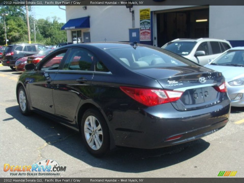 2012 Hyundai Sonata GLS Pacific Blue Pearl / Gray Photo #5