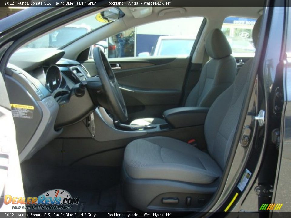 2012 Hyundai Sonata GLS Pacific Blue Pearl / Gray Photo #9