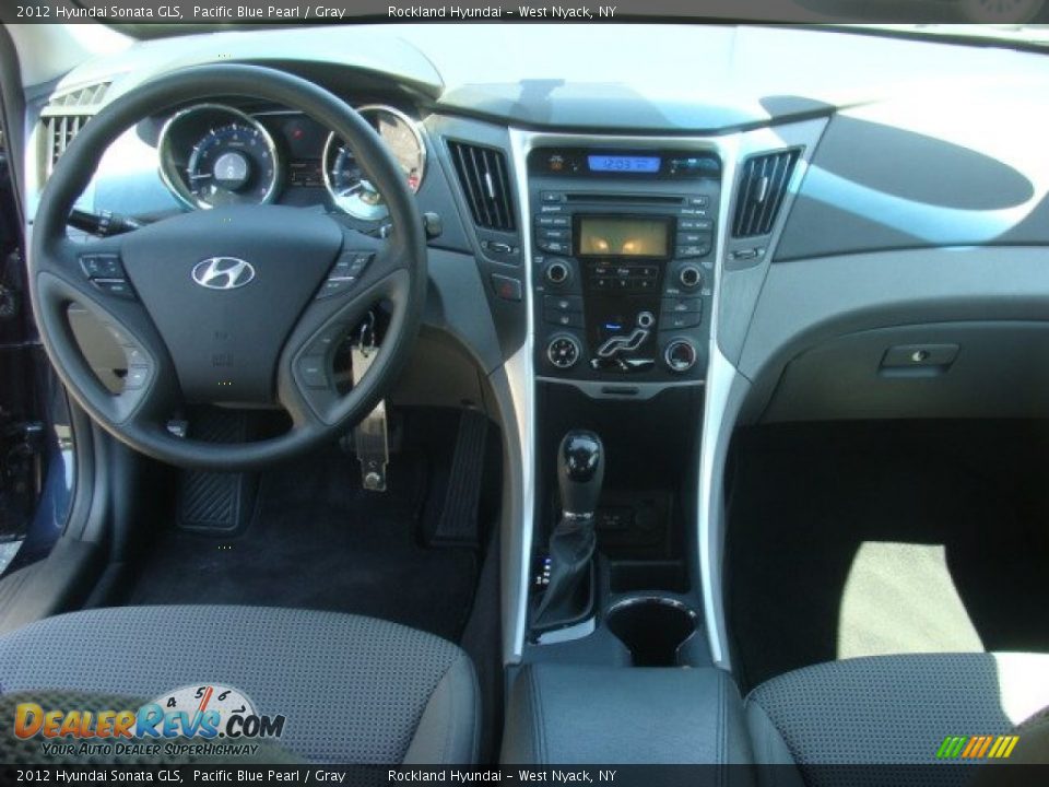 2012 Hyundai Sonata GLS Pacific Blue Pearl / Gray Photo #10