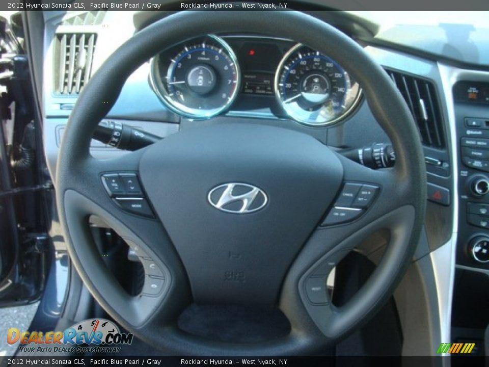 2012 Hyundai Sonata GLS Pacific Blue Pearl / Gray Photo #12