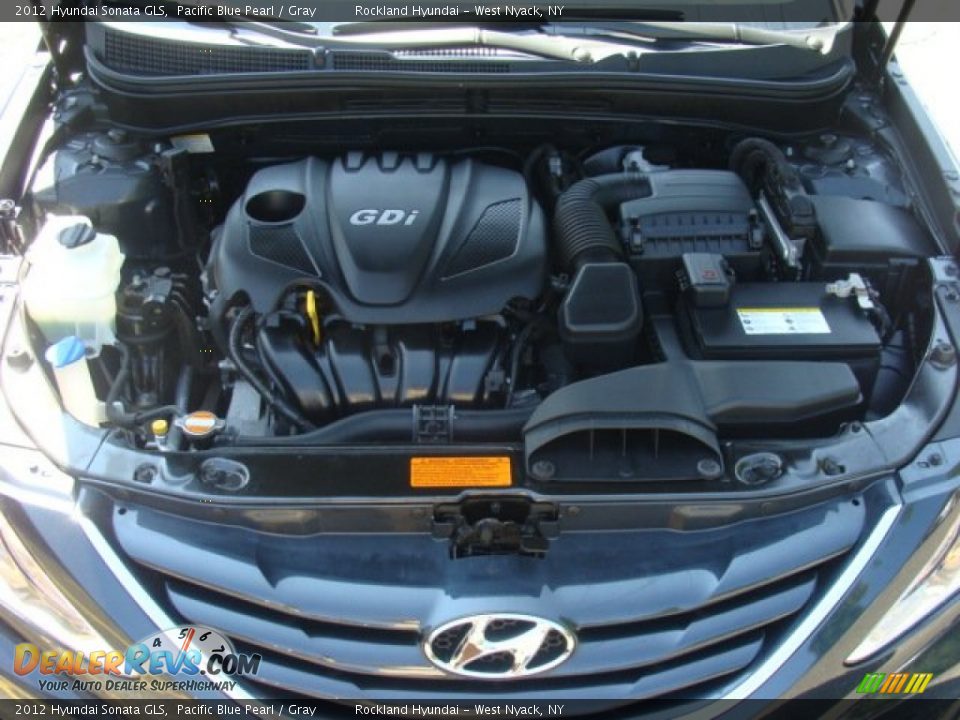 2012 Hyundai Sonata GLS Pacific Blue Pearl / Gray Photo #28