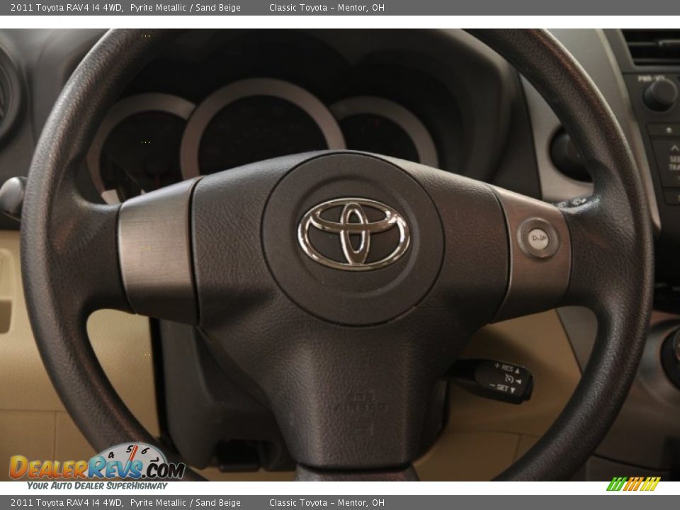 2011 Toyota RAV4 I4 4WD Pyrite Metallic / Sand Beige Photo #6