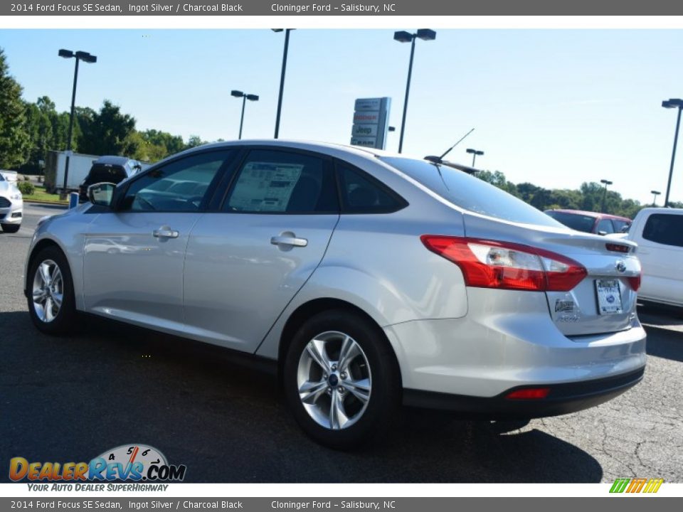 2014 Ford Focus SE Sedan Ingot Silver / Charcoal Black Photo #20