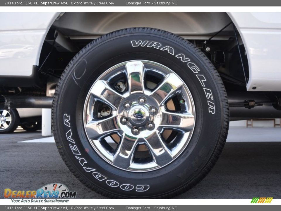 2014 Ford F150 XLT SuperCrew 4x4 Oxford White / Steel Grey Photo #11