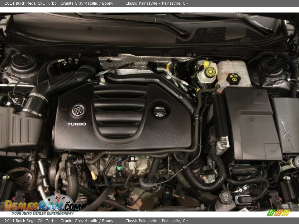 2011 Buick Regal CXL Turbo Granite Gray Metallic / Ebony Photo #15