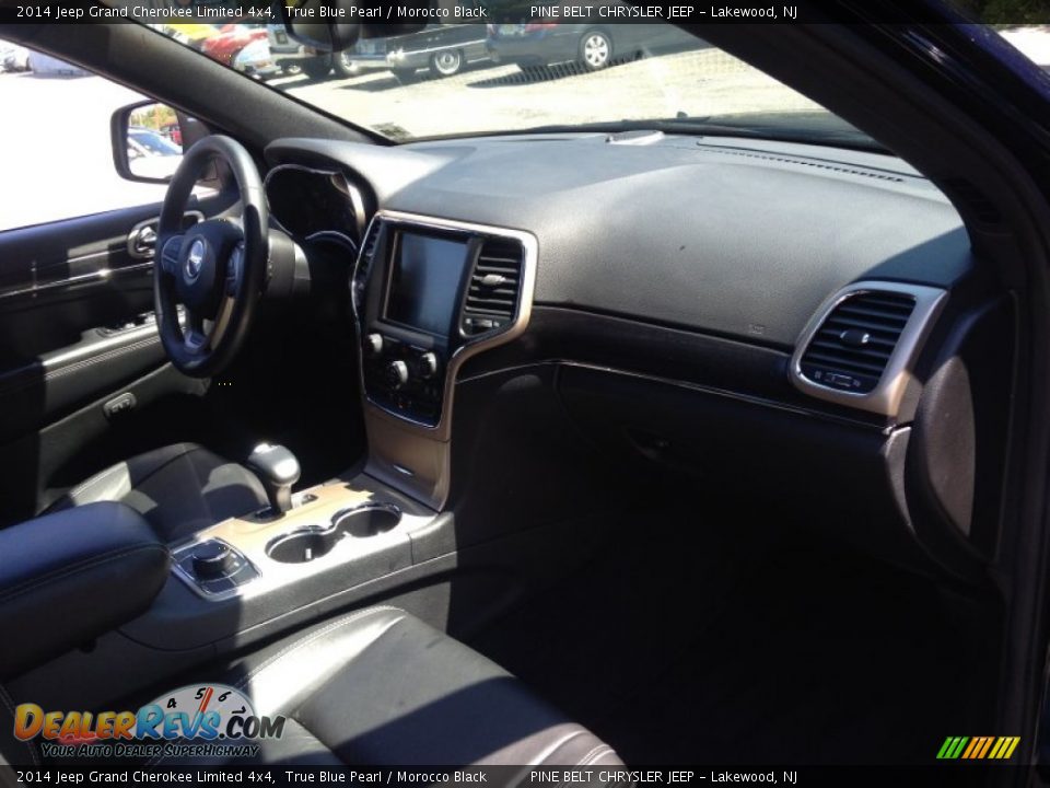 2014 Jeep Grand Cherokee Limited 4x4 True Blue Pearl / Morocco Black Photo #6