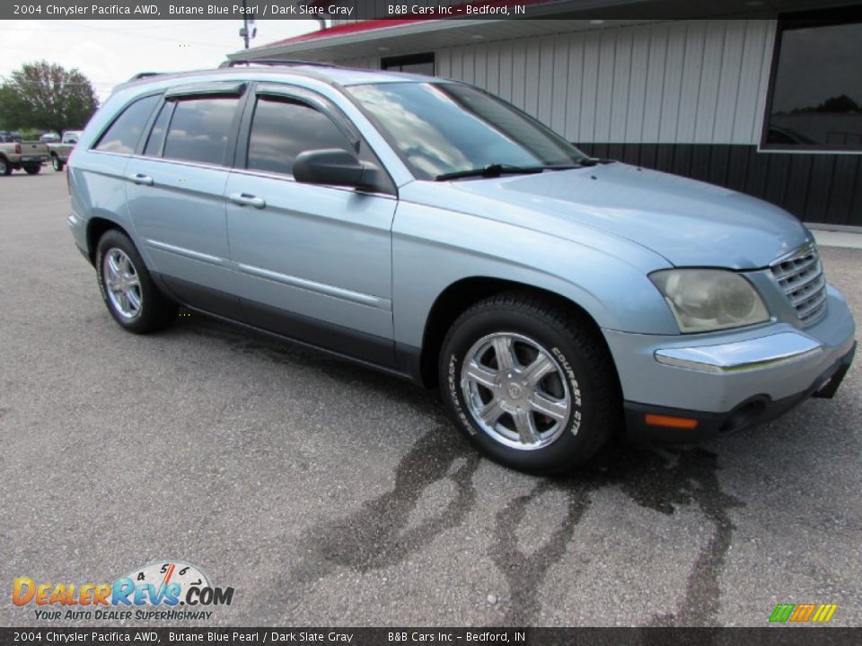 2004 Chrysler Pacifica AWD Butane Blue Pearl / Dark Slate Gray Photo #7