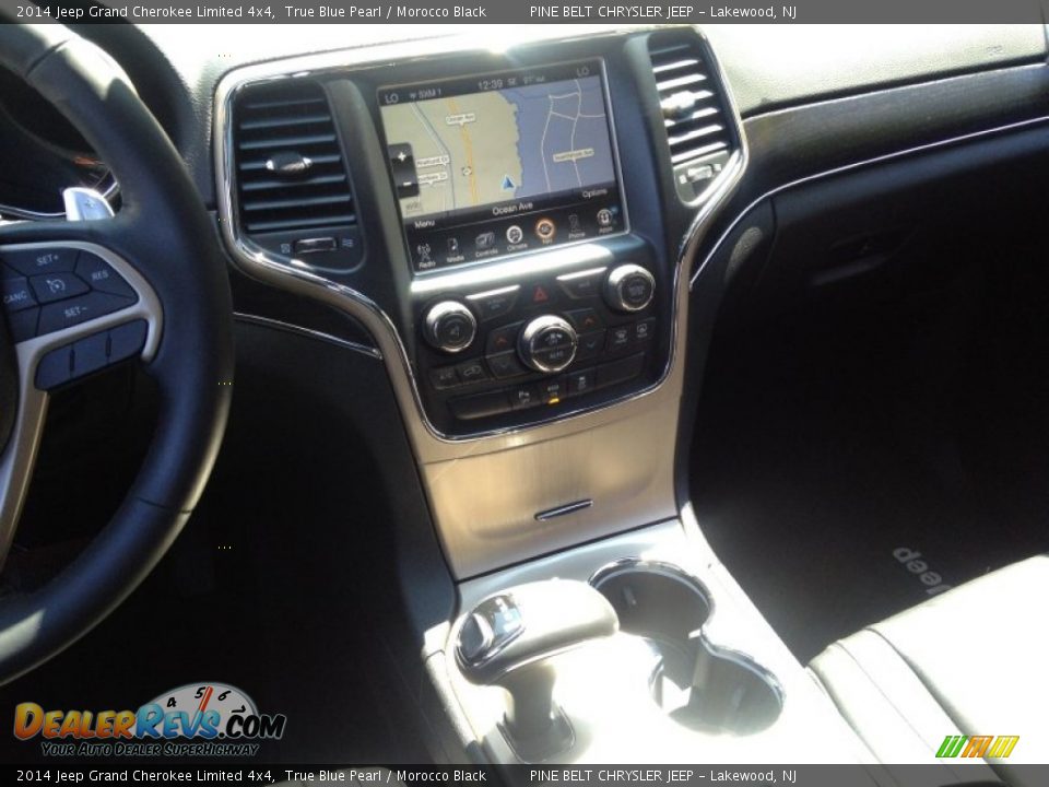 2014 Jeep Grand Cherokee Limited 4x4 True Blue Pearl / Morocco Black Photo #16
