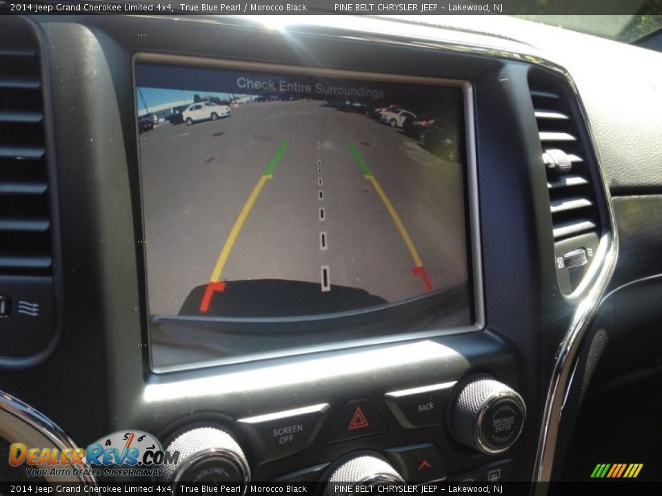 2014 Jeep Grand Cherokee Limited 4x4 True Blue Pearl / Morocco Black Photo #20