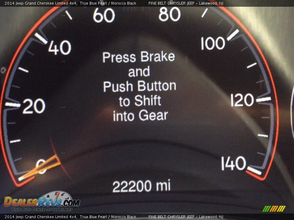 2014 Jeep Grand Cherokee Limited 4x4 True Blue Pearl / Morocco Black Photo #21