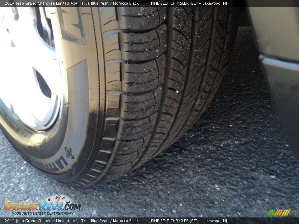 2014 Jeep Grand Cherokee Limited 4x4 True Blue Pearl / Morocco Black Photo #22
