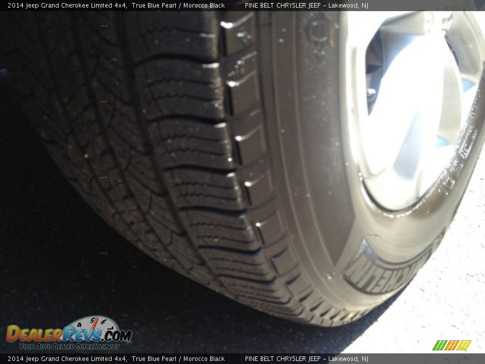 2014 Jeep Grand Cherokee Limited 4x4 True Blue Pearl / Morocco Black Photo #25