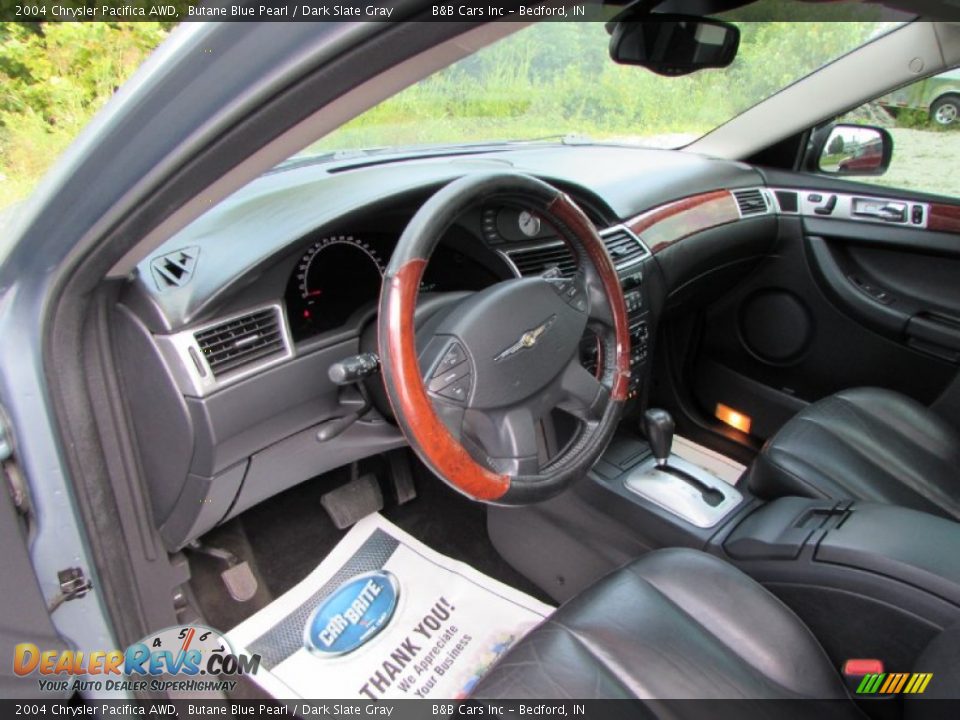 2004 Chrysler Pacifica AWD Butane Blue Pearl / Dark Slate Gray Photo #33