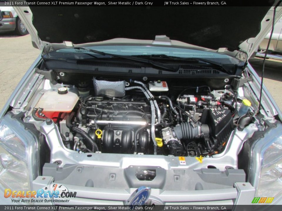 2011 Ford Transit Connect XLT Premium Passenger Wagon Silver Metallic / Dark Grey Photo #12