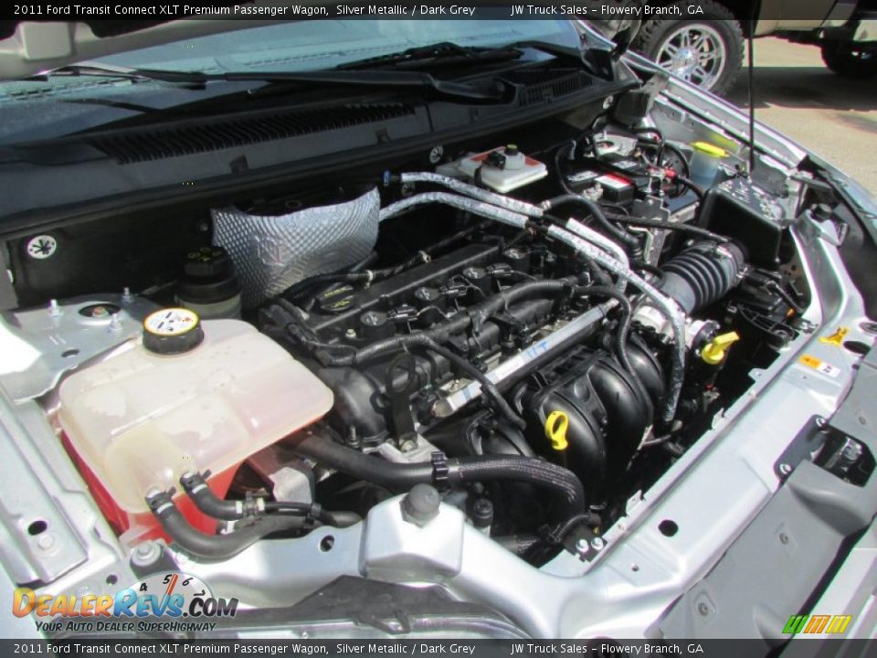 2011 Ford Transit Connect XLT Premium Passenger Wagon Silver Metallic / Dark Grey Photo #13