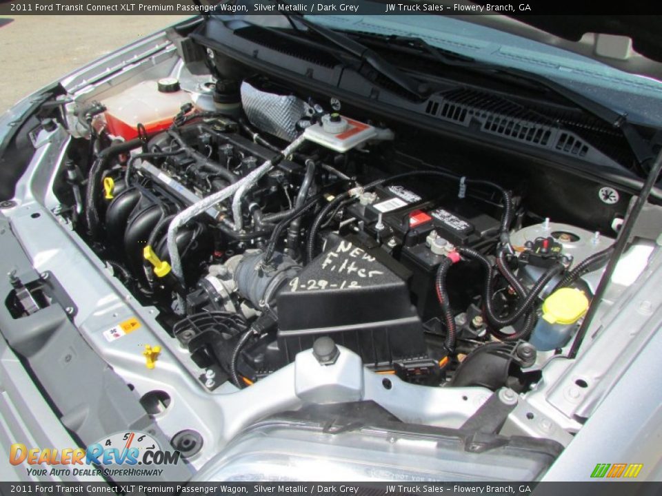 2011 Ford Transit Connect XLT Premium Passenger Wagon Silver Metallic / Dark Grey Photo #14