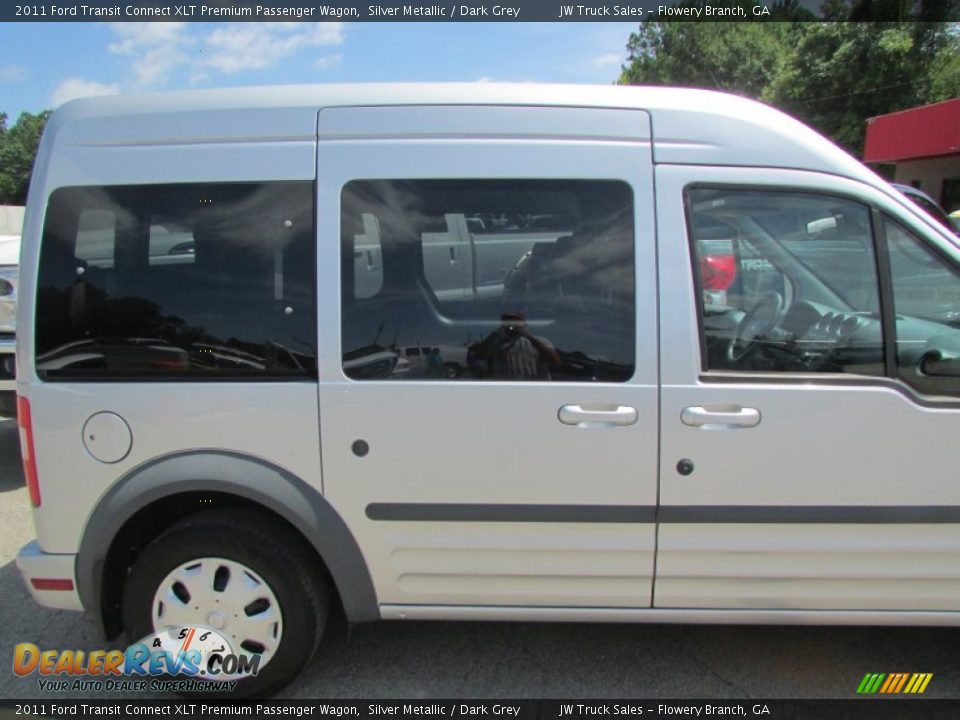 2011 Ford Transit Connect XLT Premium Passenger Wagon Silver Metallic / Dark Grey Photo #15