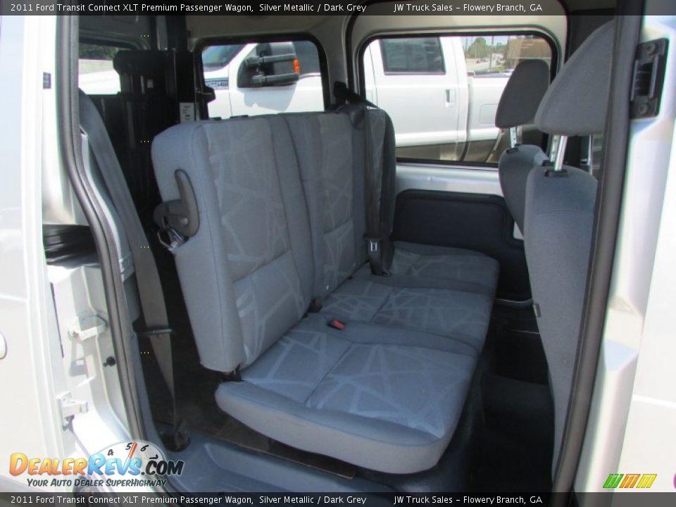 2011 Ford Transit Connect XLT Premium Passenger Wagon Silver Metallic / Dark Grey Photo #16